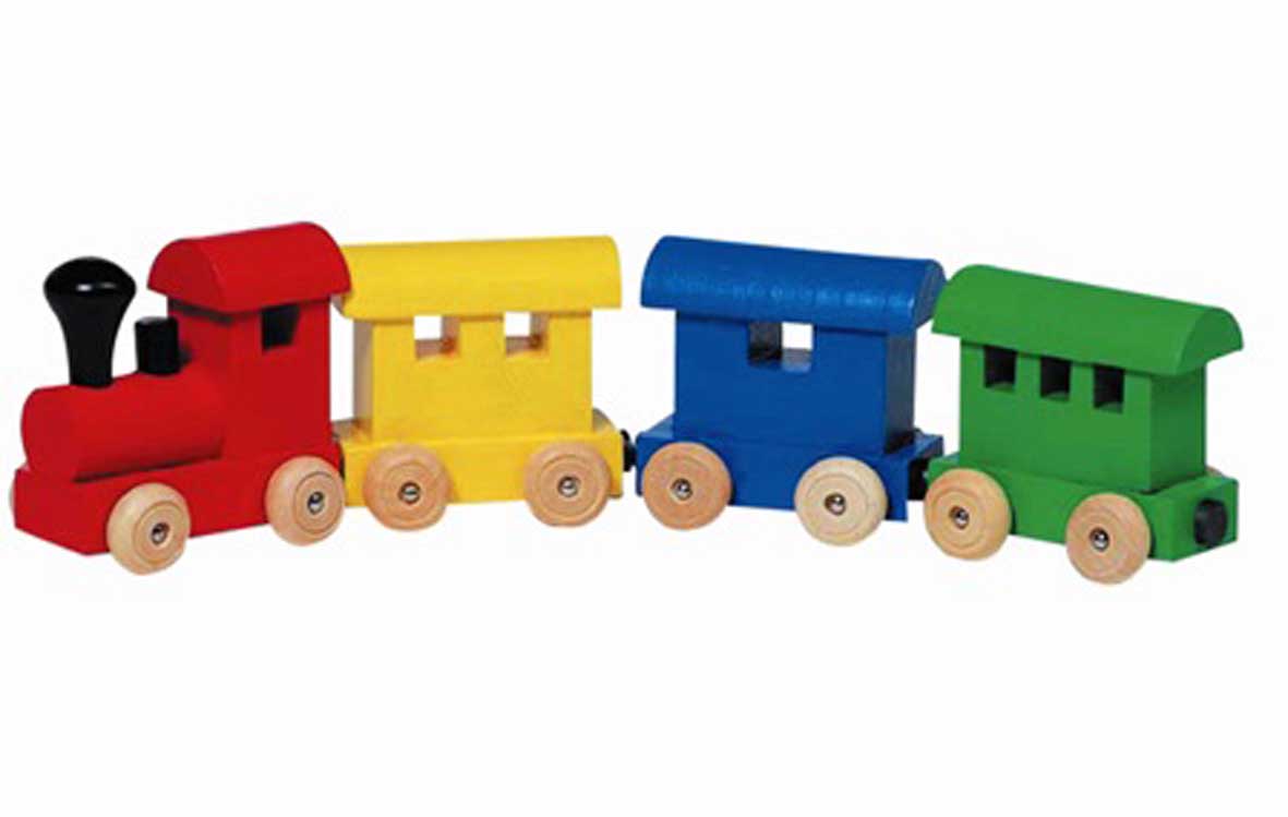 Игрушка паровозик с вагонами